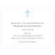Blue Cross Invitations Image 3 of 3